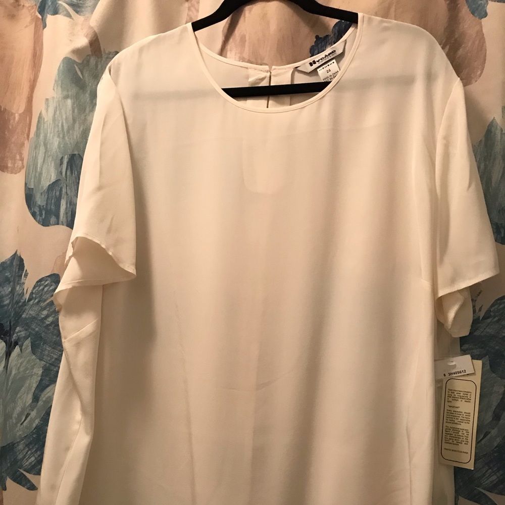 Cream colored blouse